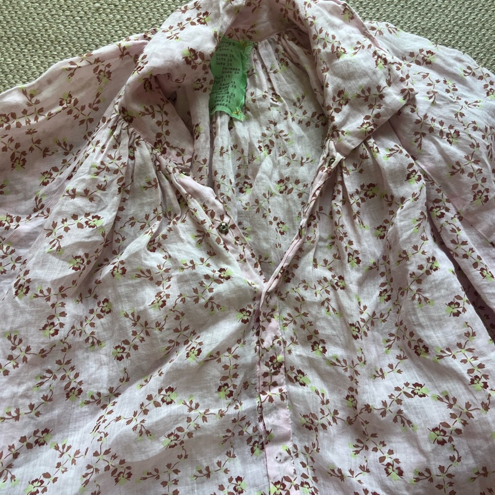 Floral Pink Women's Top - Picture 5 of 9